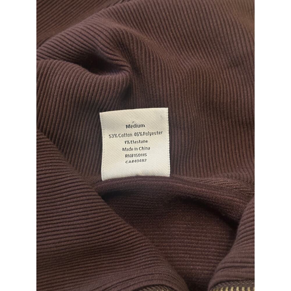 Varley Vine Half-Zip Pullover BROWN/GOLD Medium - Picture 7 of 9